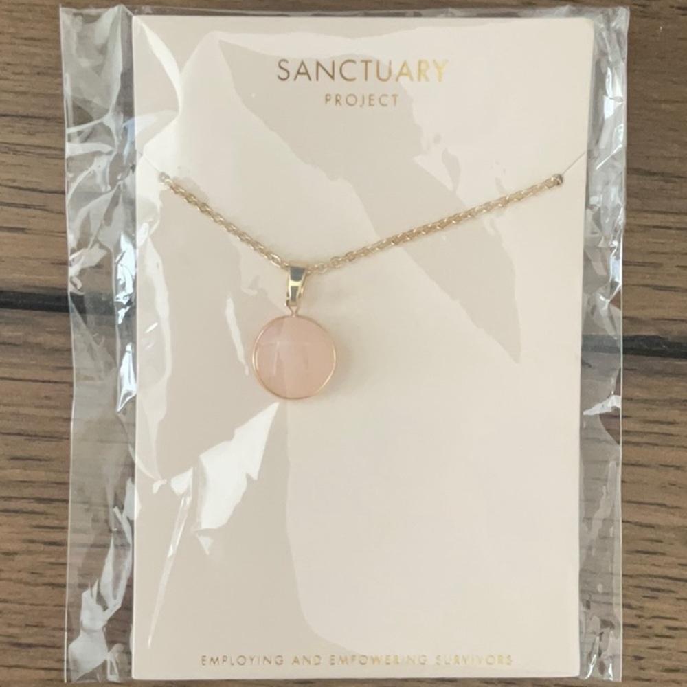 Sanctuary Project Rose Quart Necklace